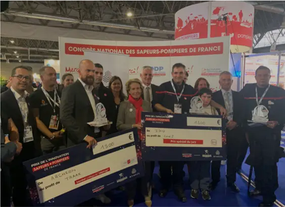 TRAAK lauréate du Prix de l'Innovation des Sapeurs-Pompiers 2022